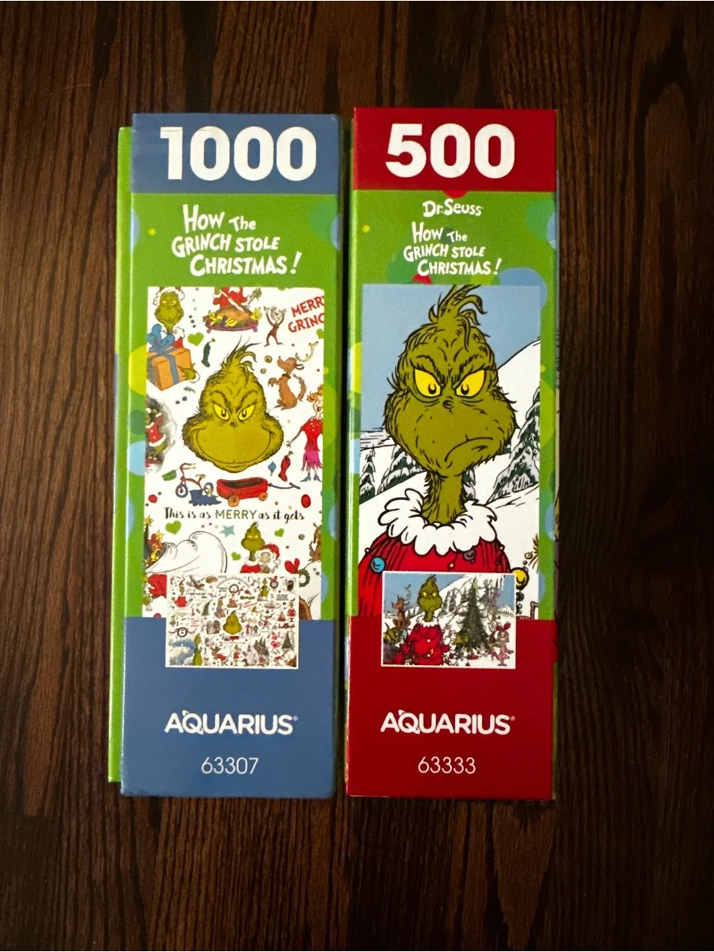 How The Grinch Stole Christmas! Puzzles by Aquarius—Set of 2